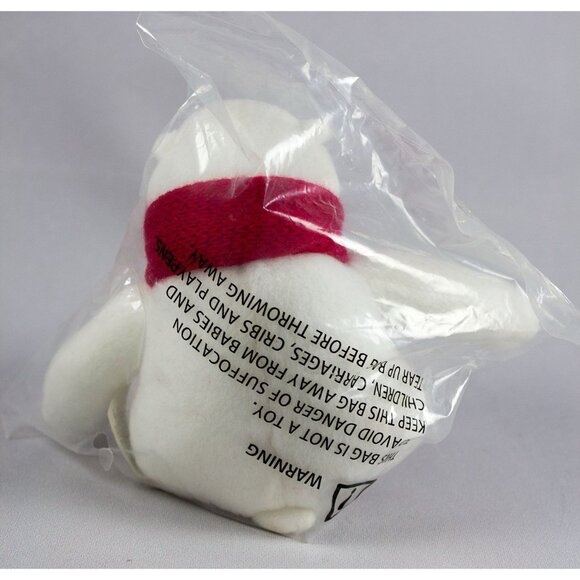 Plush Mini Coca-Cola Polar Bear 5" Red Scarf 2017 Christmas NEW - Picture 2 of 6